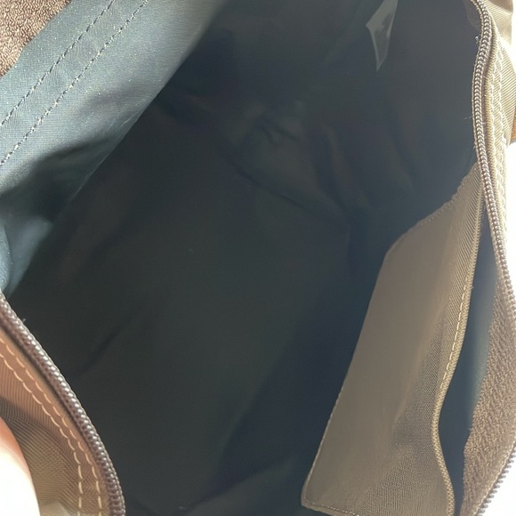 Longchamp Le Pliage Type “S” - Modèle Dépose Olive Green & Saddle Brown … - Picture 10 of 12